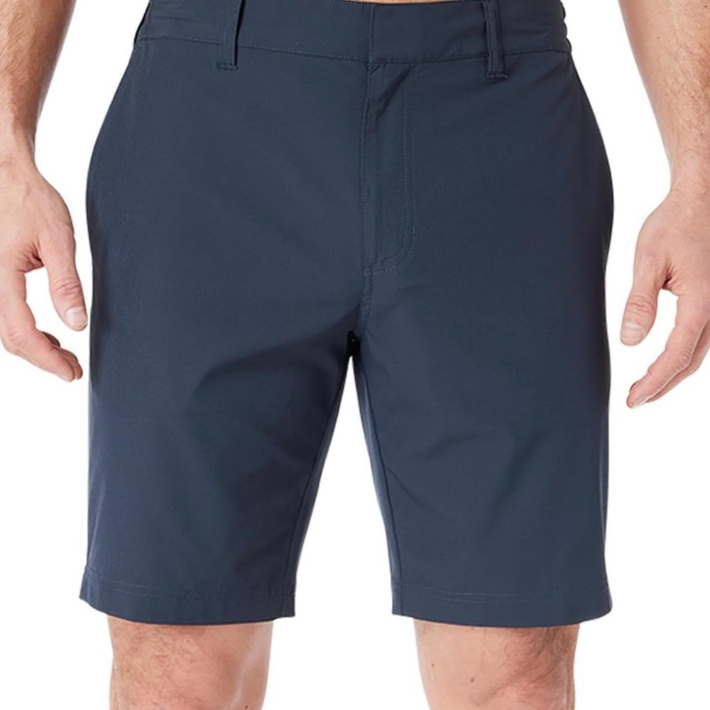 Fair Harbor Midway Golf Shorts Mens 33 Blue Athleisure Performance 9” Inseam